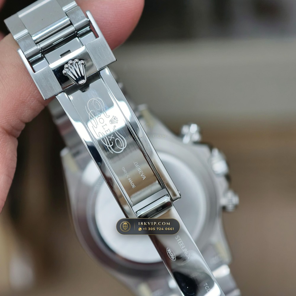Rolex Cosmograph Daytona Deep Crystal Optics Ref. 116520 — Private Vault Edition — Studio Gallery Plate VIII in 904L Stainless Steel Custom Architecture (143.6g Verified Mass, Rolex Manufacture Cal. 4130 - 72h Power Reserve)