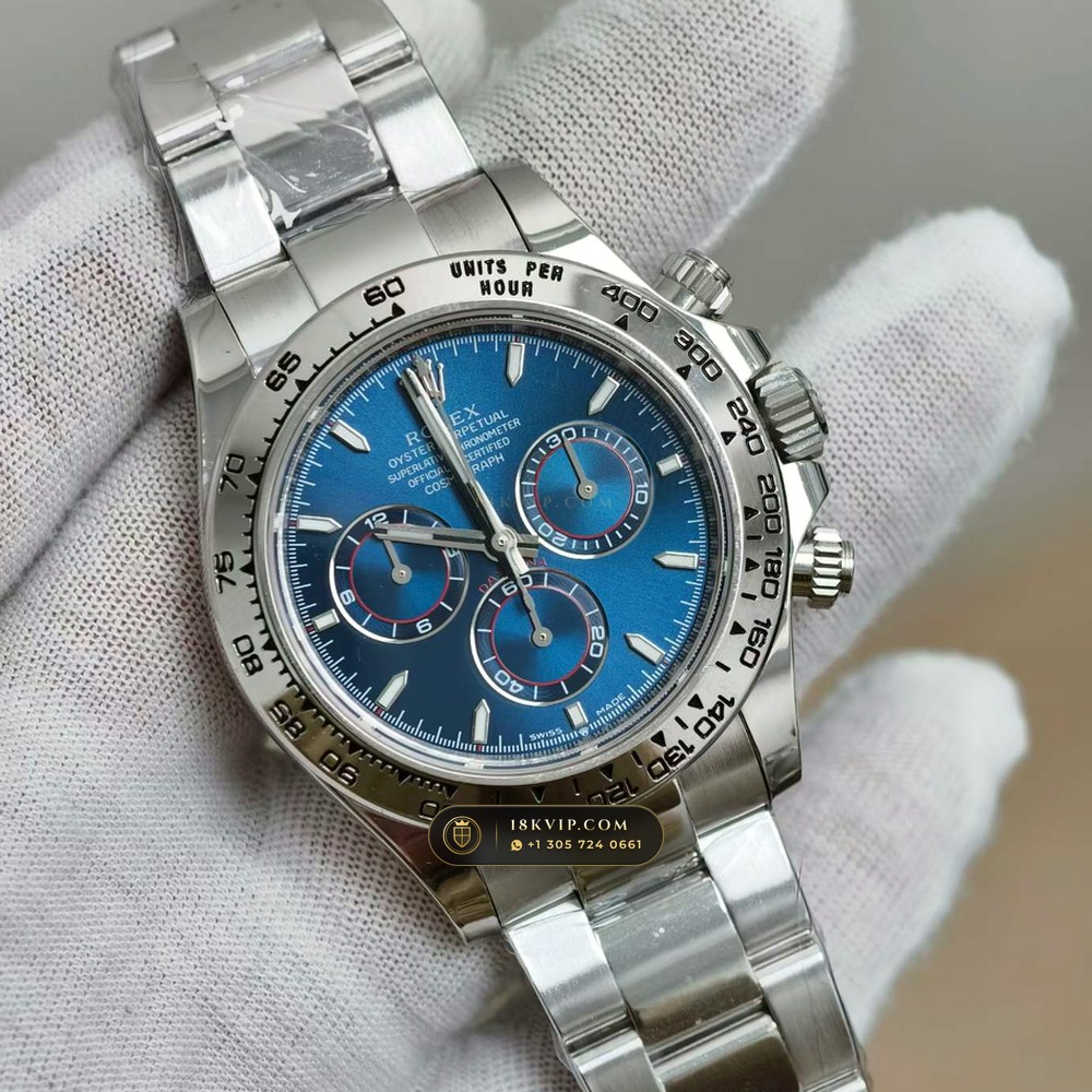 Rolex Cosmograph Daytona 18K White Gold Hand-Chamfered Bevel Spec Ref. 126509 — Private Vault Edition — Studio Gallery Plate II in 18K White Gold Au750 (216.9g Verified Mass, Rolex Manufacture Cal. 4131 - 72h Power Reserve)