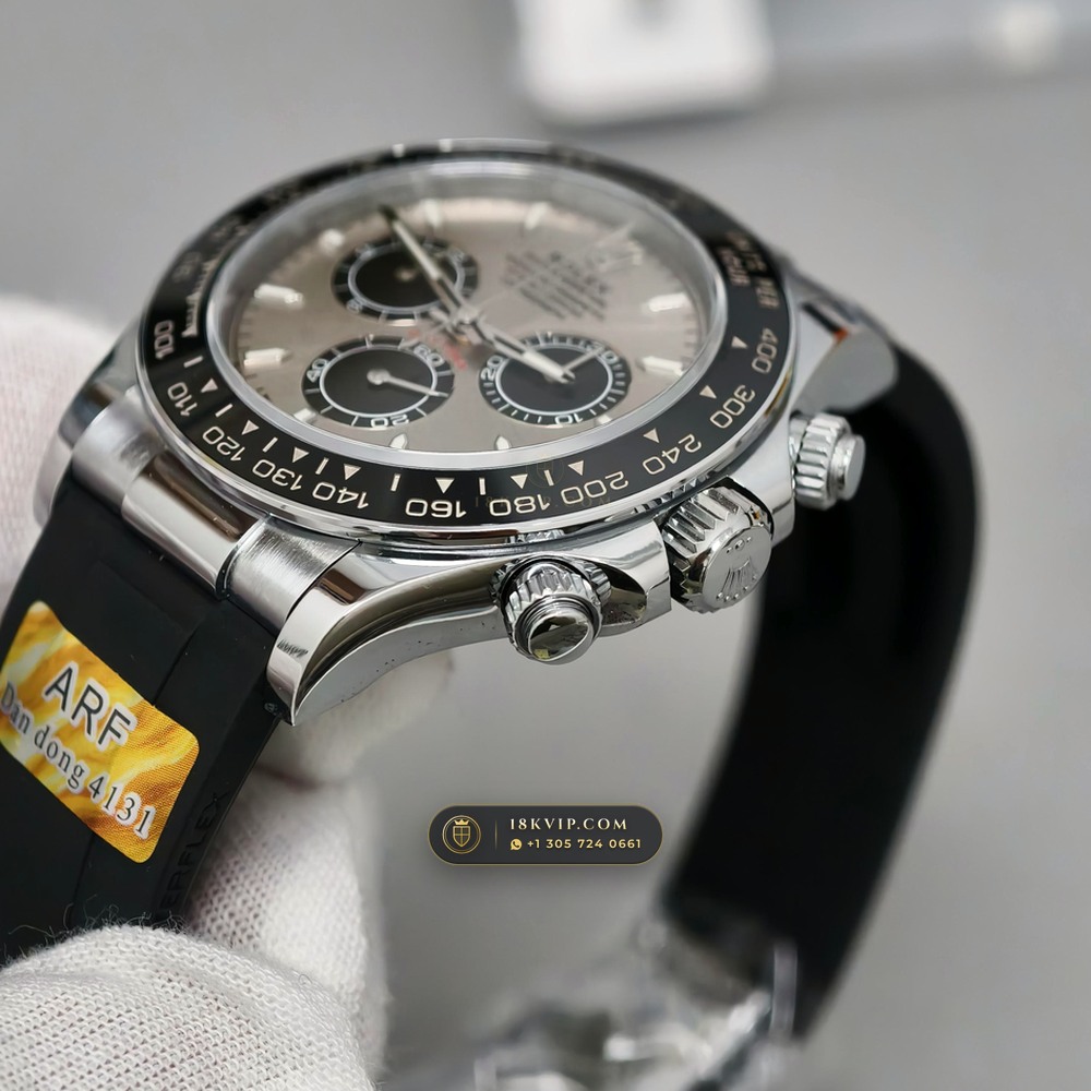 Rolex Cosmograph Daytona Ghost Slate Grey Dial 18K White Gold Ref. 126519LN — Private Vault Edition — Studio Gallery Plate IV in 18K White Gold Au750 (160.8g Verified Mass, Rolex Manufacture Cal. 4131 - 72h Power Reserve)