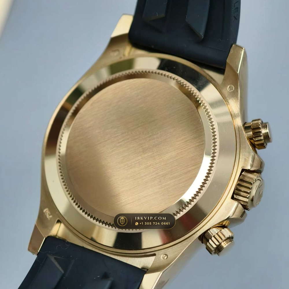 Rolex Cosmograph Daytona Eye of the Tiger Diamond Dial 18K Yellow Gold Ref. 116588TBR — Private Vault Edition — Studio Gallery Plate VI in 18K Yellow Gold Au750 (160.7g Verified Mass, Rolex Manufacture Cal. 4130 - 72h Power Reserve)
