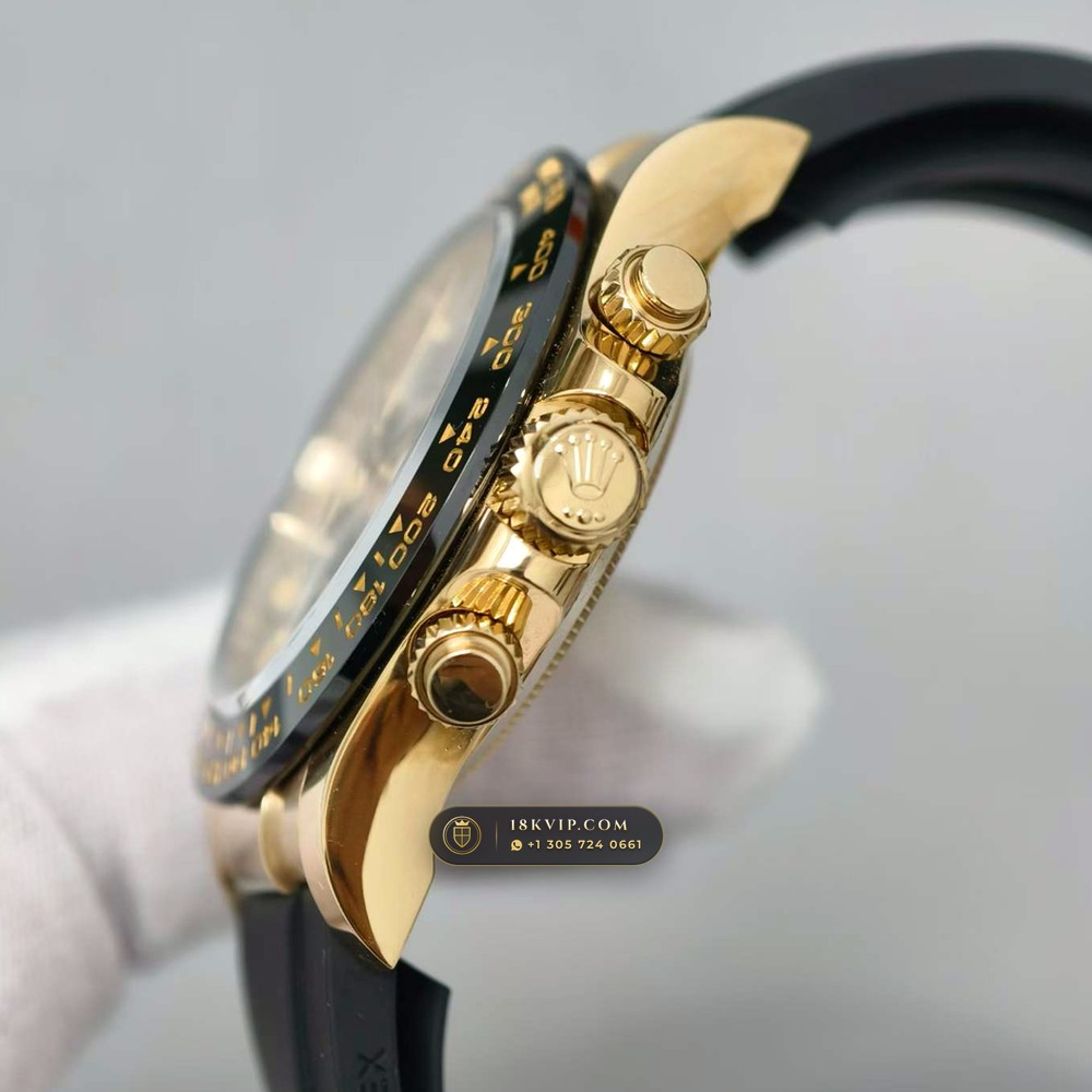 Rolex Cosmograph Daytona Gibeon Meteorite Dial 18K Yellow Gold Ref. 116518 — Private Vault Edition — Studio Gallery Plate V in 18K Yellow Gold Au750 (160.6g Verified Mass, Rolex Manufacture Cal. 4130 - 72h Power Reserve)