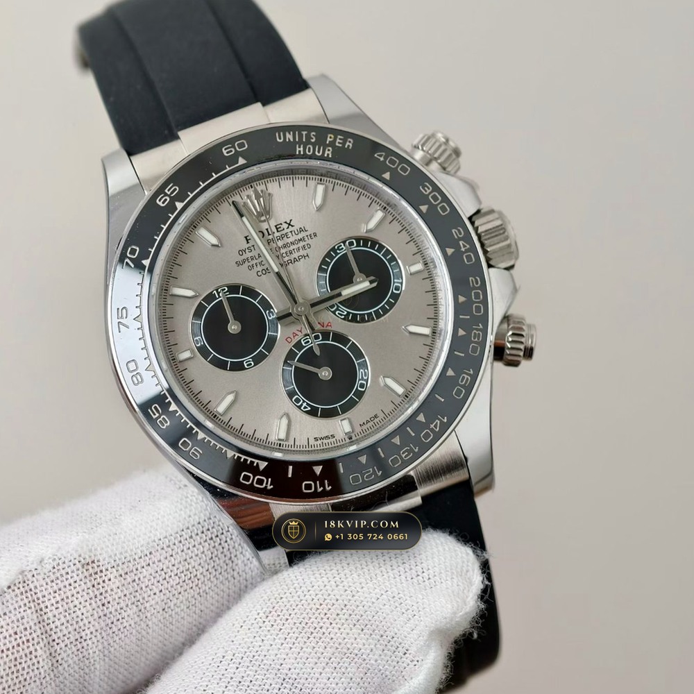 Rolex Cosmograph Daytona 18K White Gold Ref. 126519LN — Private Vault Edition — Studio Gallery Plate II in 18K White Gold Au750 (160.8g Verified Mass, Rolex Manufacture Cal. 4131 - 72h Power Reserve)