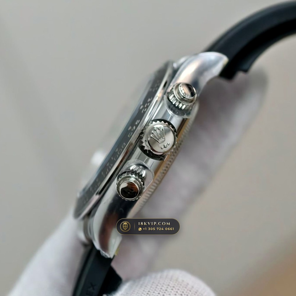 Rolex Cosmograph Daytona 18K White Gold Ref. 126519LN — Private Vault Edition — Studio Gallery Plate IV in 18K White Gold Au750 (160.8g Verified Mass, Rolex Manufacture Cal. 4131 - 72h Power Reserve)