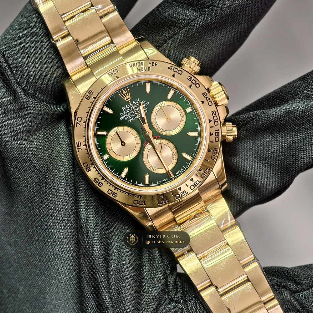Rolex Cosmograph Daytona 18K Yellow Gold Custom SW Dial Deep Crystal Optics Ref. 126508 — Private Vault Edition — Studio Gallery Plate II in 18K Yellow Gold Au750 (216.9g Verified Mass, Rolex Manufacture Cal. 4131 - 72h Power Reserve)
