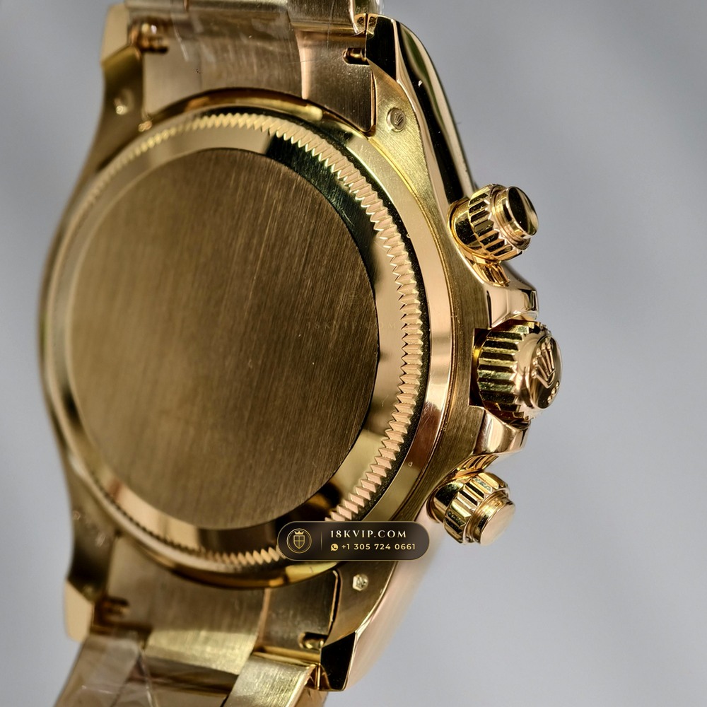 Rolex Cosmograph Daytona 18K Yellow Gold Custom SW Dial Deep Crystal Optics Ref. 126508 — Private Vault Edition — Studio Gallery Plate VIII in 18K Yellow Gold Au750 (216.9g Verified Mass, Rolex Manufacture Cal. 4131 - 72h Power Reserve)