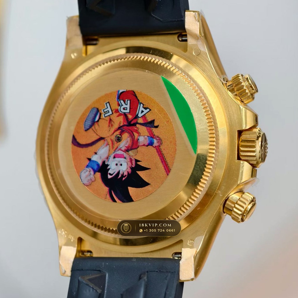 Rolex Cosmograph Daytona Tiffany Blue Dial 18K Yellow Gold Ref. 126518LN — Private Vault Edition — Studio Gallery Plate VI in 18K Yellow Gold Au750 (160.5g Verified Mass, Rolex Manufacture Cal. 4131 - 72h Power Reserve)