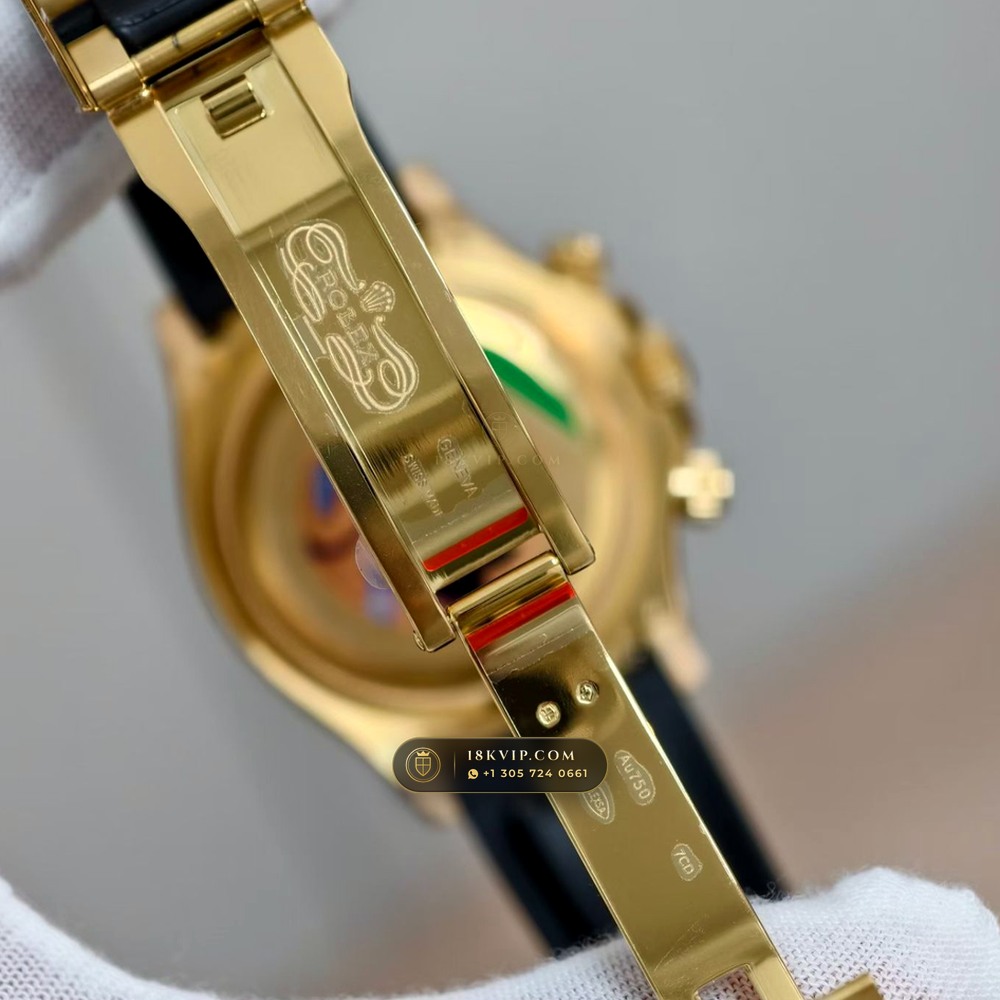 Rolex Cosmograph Daytona Tiffany Blue Dial 18K Yellow Gold Ref. 126518LN — Private Vault Edition — Studio Gallery Plate VII in 18K Yellow Gold Au750 (160.5g Verified Mass, Rolex Manufacture Cal. 4131 - 72h Power Reserve)