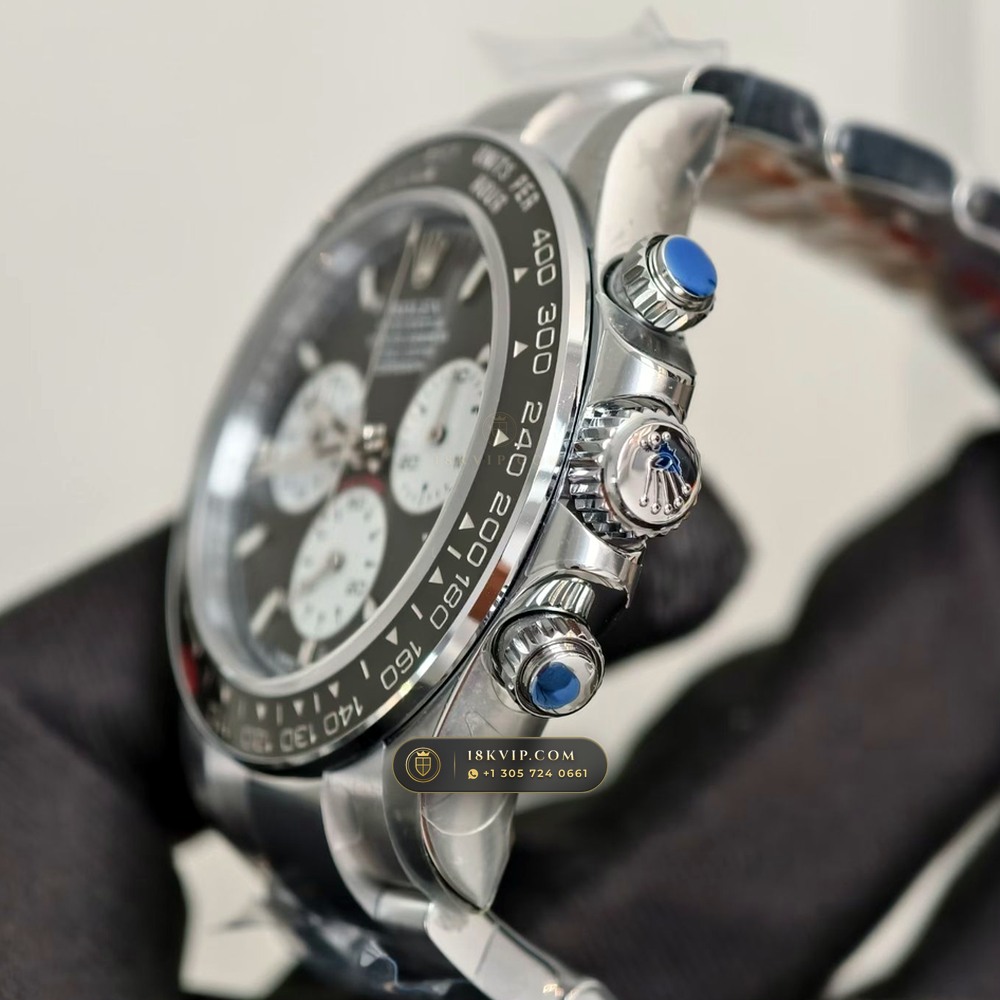 Rolex Cosmograph Daytona Le Mans 100th Anniversary 18K White Gold Geneva Atelier Spec Ref. 126529LN — Private Vault Edition — Studio Gallery Plate V in 18K White Gold Au750 (216.8g Verified Mass, Rolex Manufacture Cal. 4132 - 24h Le Mans)