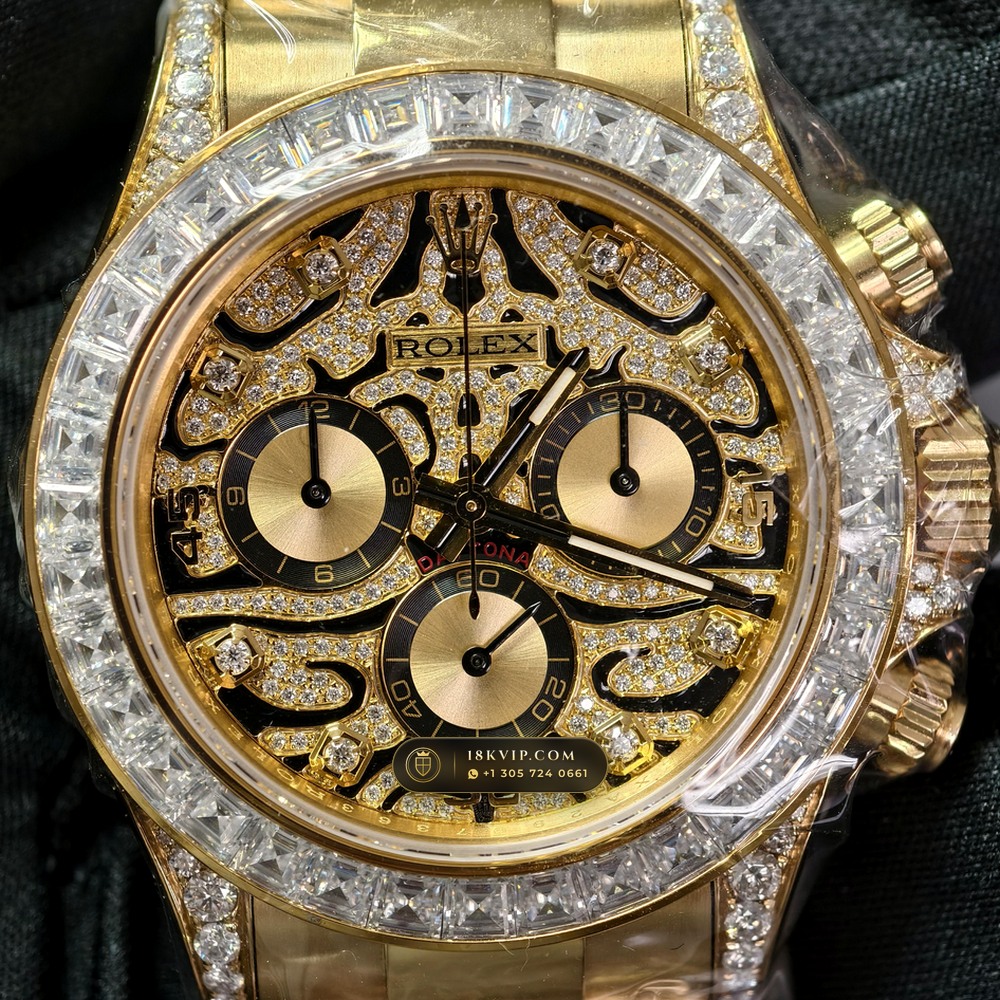 Rolex Cosmograph Daytona 18K Yellow Gold Ref. 116598TBR — Private Vault Edition — Studio Gallery Plate IV in 18K Yellow Gold Au750 (216.8g Verified Mass, Rolex Manufacture Cal. 4130 - 72h Power Reserve)