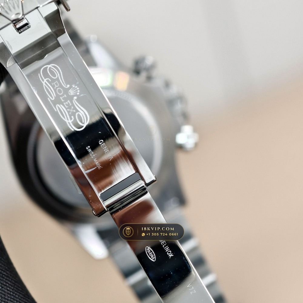 Rolex Cosmograph Daytona Hand-Chamfered Bevel Spec Ref. 116520 — Private Vault Edition — Studio Gallery Plate VI in 904L Stainless Steel Custom Architecture (143.2g Verified Mass, Rolex Manufacture Cal. 4130 - 72h Power Reserve)