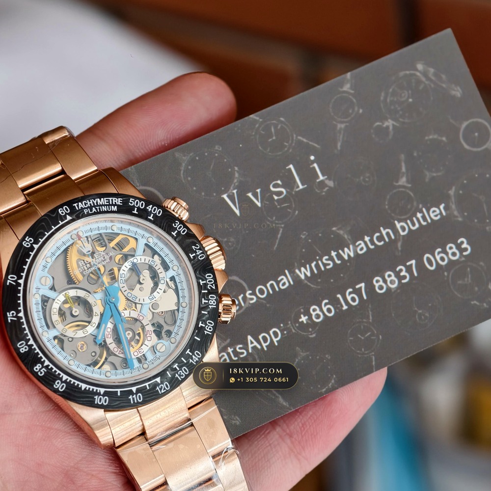 Rolex Cosmograph Daytona Artisans de Geneve Skeleton Edition Ref. 116500LN — Private Vault Edition — Studio Gallery Plate X in Forged Carbon TPT & Titanium (143.5g Verified Mass, Rolex Manufacture Cal. 4130 - 72h Power Reserve)