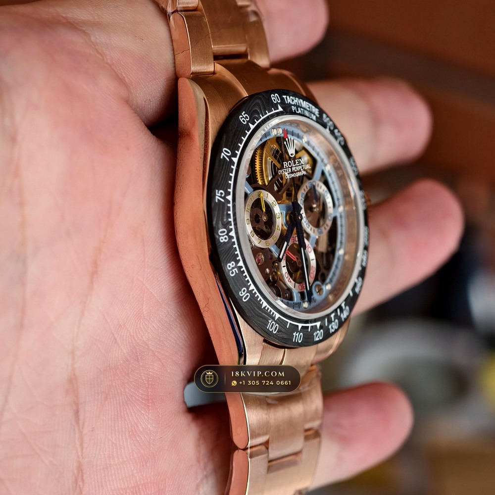 Rolex Cosmograph Daytona Artisans de Geneve Skeleton Edition Ref. 116500LN — Private Vault Edition — Studio Gallery Plate IV in Forged Carbon TPT & Titanium (143.5g Verified Mass, Rolex Manufacture Cal. 4130 - 72h Power Reserve)