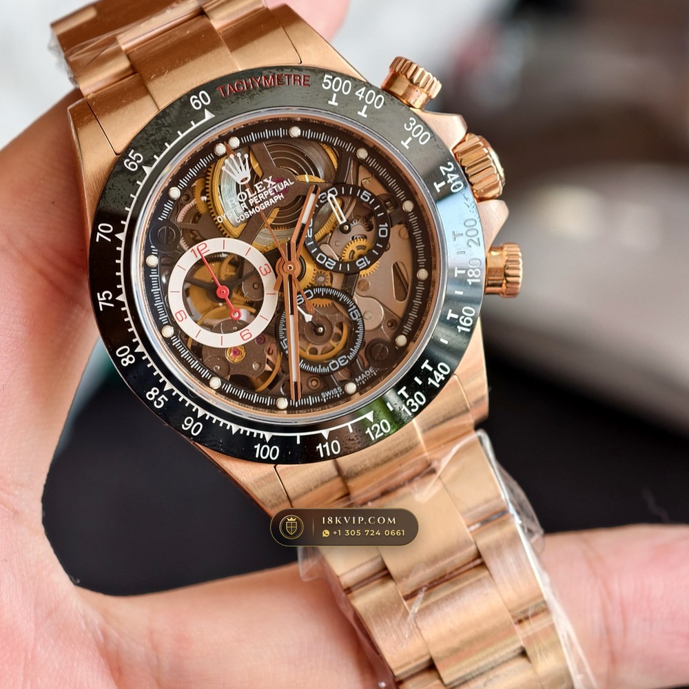 Rolex Cosmograph Daytona Artisans de Geneve Skeleton Edition Geneva Atelier Spec Ref. 116500LN — Private Vault Edition — Studio Gallery Plate II in 904L Stainless Steel Custom Architecture (143.7g Verified Mass, Rolex Manufacture Cal. 4130 - 72h Power Reserve)