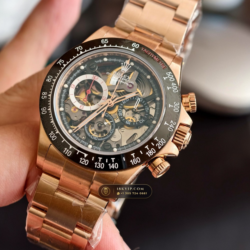 Rolex Cosmograph Daytona Artisans de Geneve Skeleton Edition Geneva Atelier Spec Ref. 116500LN — Private Vault Edition — Studio Gallery Plate III in 904L Stainless Steel Custom Architecture (143.7g Verified Mass, Rolex Manufacture Cal. 4130 - 72h Power Reserve)