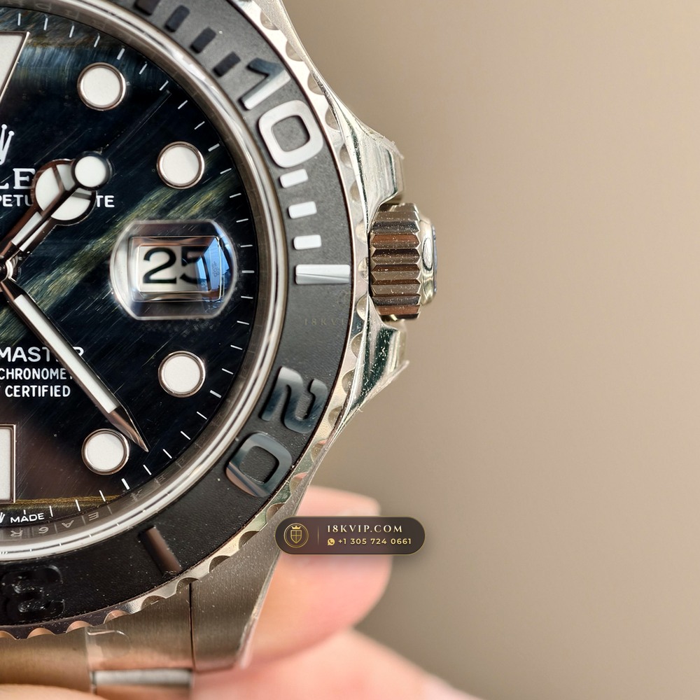 Rolex Yacht-Master 42 RLX Titanium Falcon Eye Stone Dial Ref. 226627 — Private Vault Edition — Studio Gallery Plate IV in Grade 5 Titanium Monobloc (101.4g Verified Mass, Rolex Manufacture Cal. 3235 - 70h Power Reserve)
