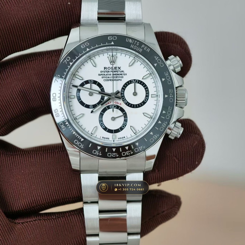 Rolex Cosmograph Daytona Ref. 126500 — Private Vault Edition — Studio Gallery Plate II in 904L Stainless Steel Custom Architecture (143.9g Verified Mass, Rolex Manufacture Cal. 4131 - 72h Power Reserve)
