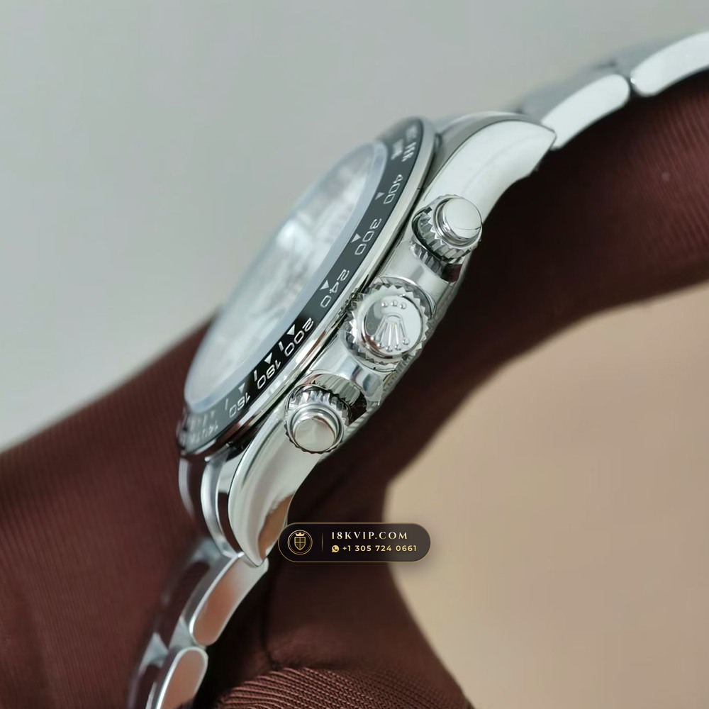 Rolex Cosmograph Daytona Ref. 126500 — Private Vault Edition — Studio Gallery Plate V in 904L Stainless Steel Custom Architecture (143.9g Verified Mass, Rolex Manufacture Cal. 4131 - 72h Power Reserve)