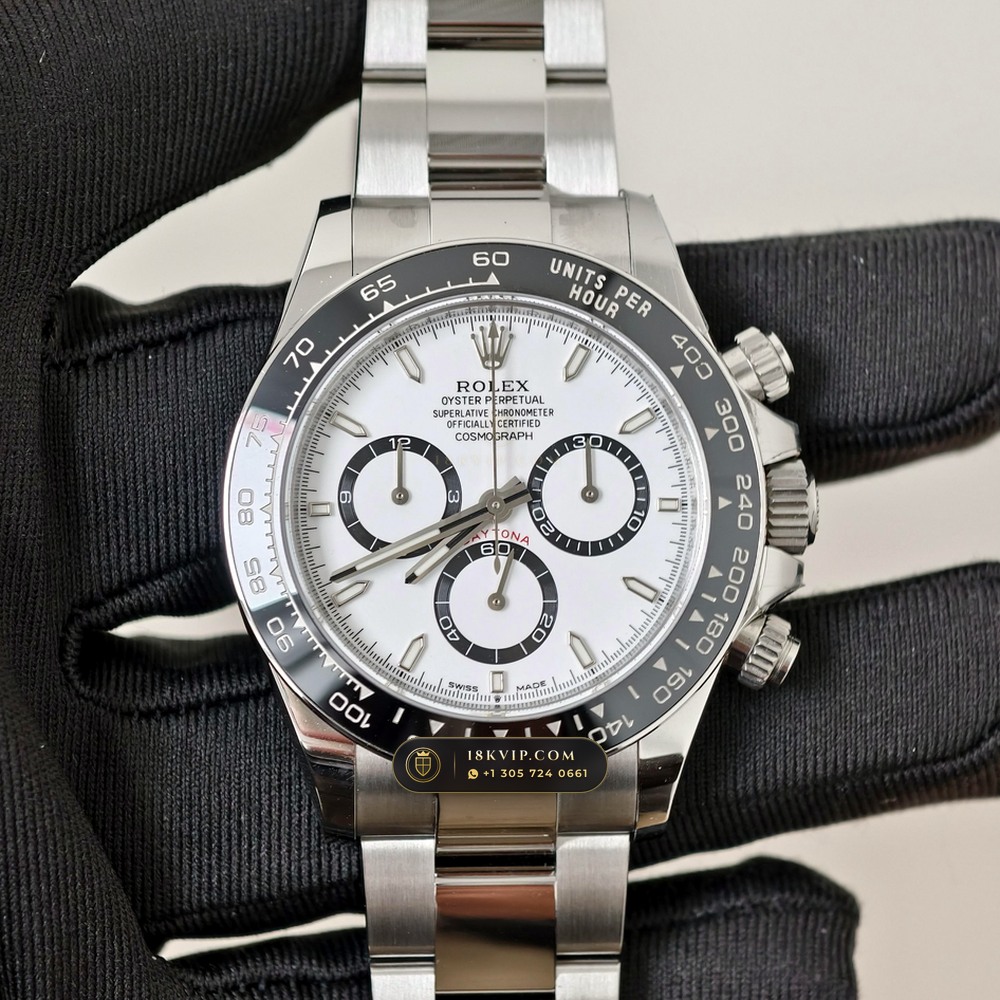 Rolex Cosmograph Daytona Custom SW Dial Ref. 126500 — Private Vault Edition — Studio Gallery Plate II in 904L Stainless Steel Custom Architecture (143.3g Verified Mass, Rolex Manufacture Cal. 4131 - 72h Power Reserve)