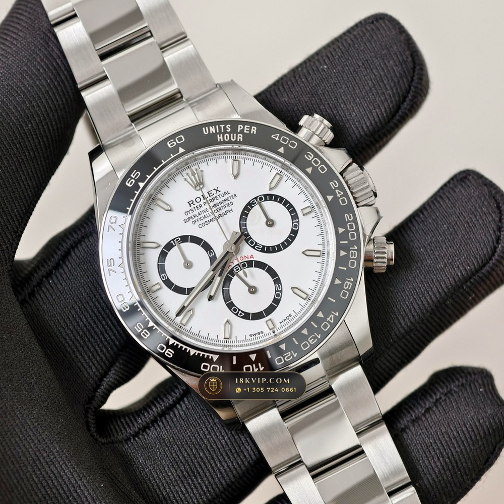Rolex Cosmograph Daytona Custom SW Dial Ref. 126500 — Private Vault Edition — Studio Gallery Plate IV in 904L Stainless Steel Custom Architecture (143.3g Verified Mass, Rolex Manufacture Cal. 4131 - 72h Power Reserve)
