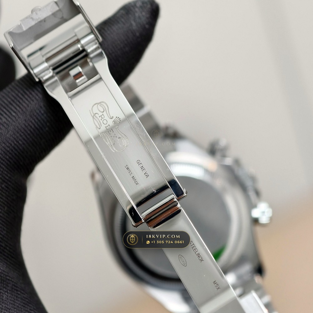 Rolex Cosmograph Daytona Custom SW Dial Ref. 126500 — Private Vault Edition — Studio Gallery Plate VIII in 904L Stainless Steel Custom Architecture (143.3g Verified Mass, Rolex Manufacture Cal. 4131 - 72h Power Reserve)