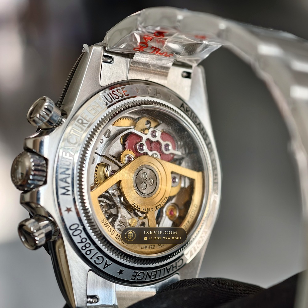Rolex Cosmograph Daytona Artisans de Geneve Skeleton Edition Chronometer Regulated Spec Ref. 116500LN — Private Vault Edition — Studio Gallery Plate IV in High-Tech Ceramic & Titanium (143.5g Verified Mass, Rolex Manufacture Cal. 4130 - 72h Power Reserve)