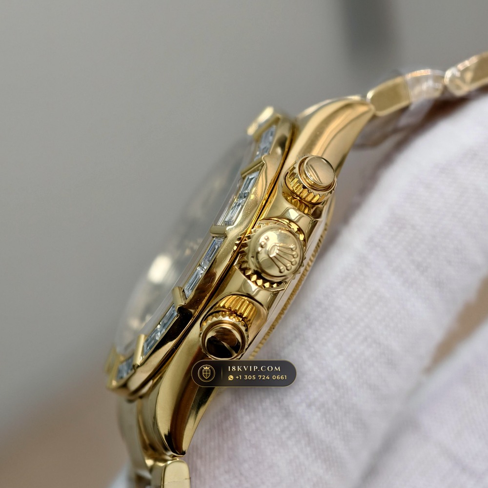 Rolex Cosmograph Daytona 18K Yellow Gold Ref. 116568TBR — Private Vault Edition — Studio Gallery Plate V in 18K Yellow Gold Au750 (216.7g Verified Mass, Rolex Manufacture Cal. 4130 - 72h Power Reserve)