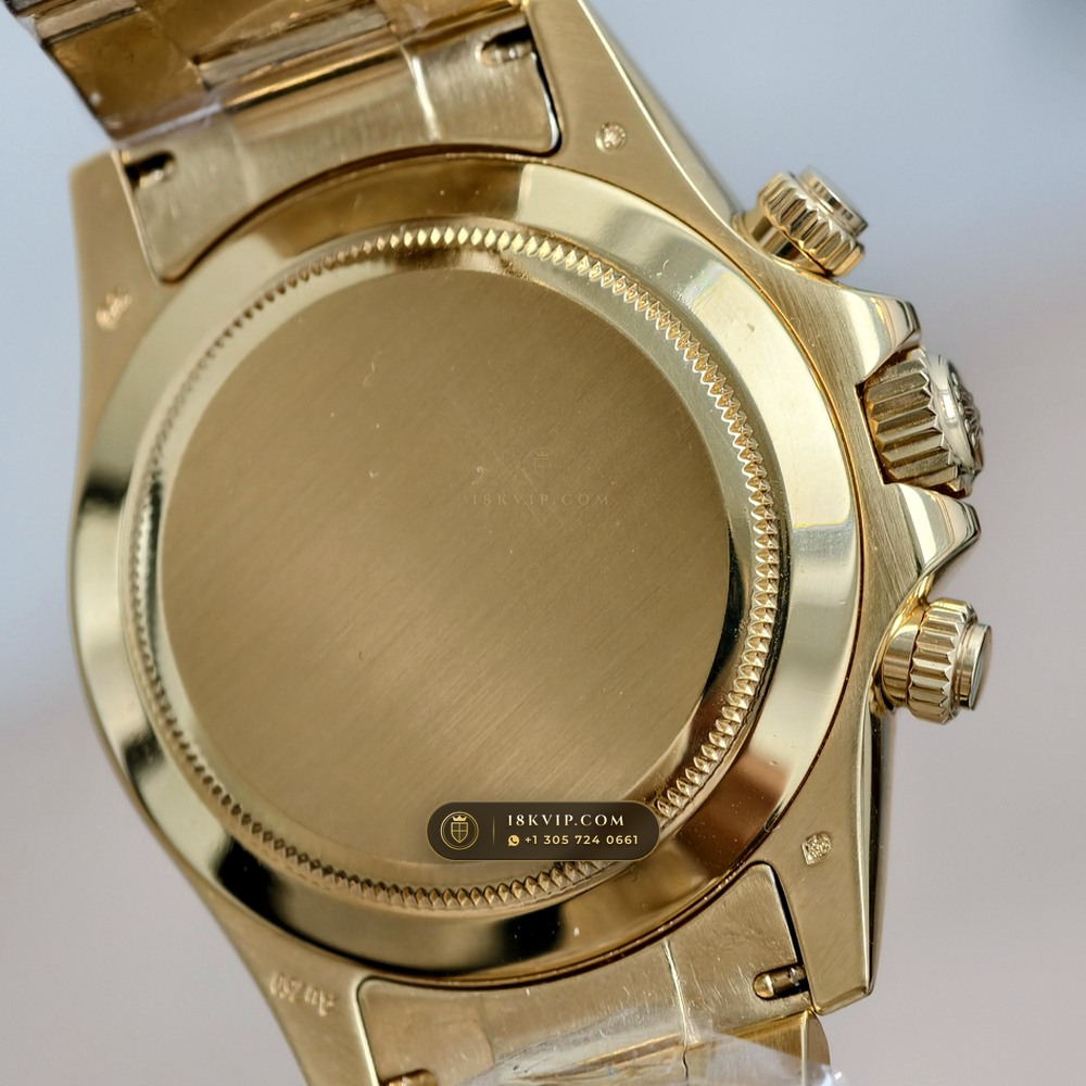 Rolex Cosmograph Daytona 18K Yellow Gold Ref. 116568TBR — Private Vault Edition — Studio Gallery Plate VIII in 18K Yellow Gold Au750 (216.7g Verified Mass, Rolex Manufacture Cal. 4130 - 72h Power Reserve)