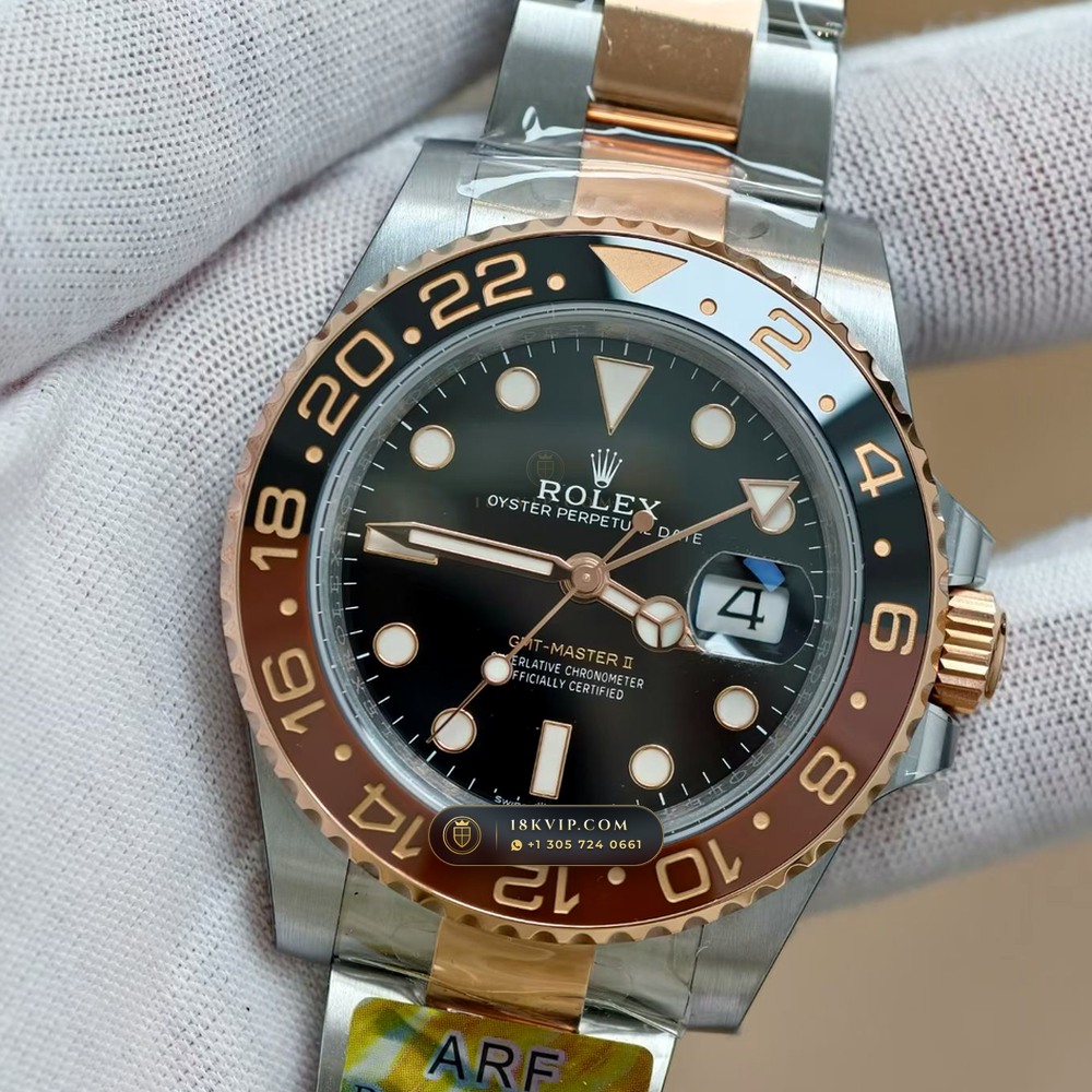 Rolex GMT-Master II Ref. 126711CHNR — Private Vault Edition — Studio Gallery Plate II in 904L Stainless Steel Custom Architecture (172.7g Verified Mass, Rolex Manufacture Cal. 3285 - 70h Power Reserve)