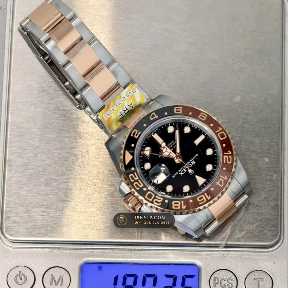 Rolex GMT-Master II Ref. 126711CHNR — Private Vault Edition — Studio Gallery Plate IX in 904L Stainless Steel Custom Architecture (172.7g Verified Mass, Rolex Manufacture Cal. 3285 - 70h Power Reserve)