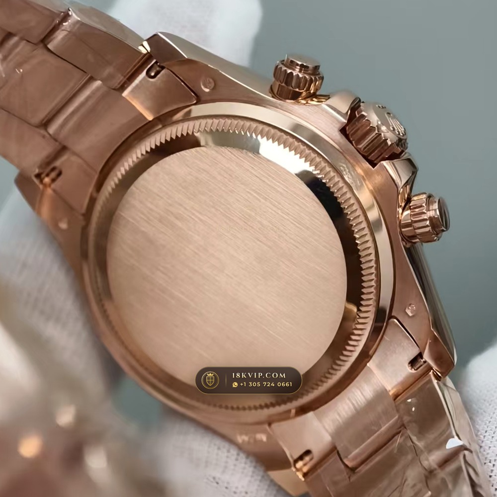 Rolex Cosmograph Daytona Starry Sky Dial 18K Everose Gold Ref. 126505 — Private Vault Edition — Studio Gallery Plate X in 18K Rose Gold Au750 (216.3g Verified Mass, Rolex Manufacture Cal. 4131 - 72h Power Reserve)