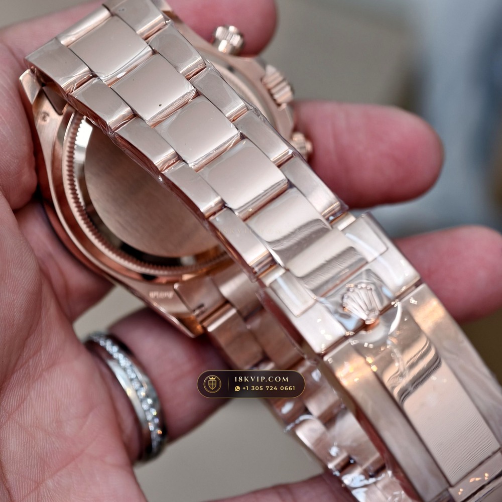 Rolex Cosmograph Daytona Starry Sky Dial 18K Everose Gold Ref. 126505 — Private Vault Edition — Studio Gallery Plate VI in 18K Rose Gold Au750 (216.3g Verified Mass, Rolex Manufacture Cal. 4131 - 72h Power Reserve)