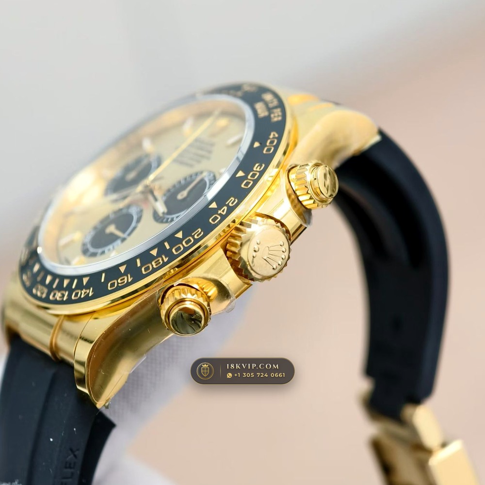 Rolex Cosmograph Daytona 18K Yellow Gold Ref. 126518 — Private Vault Edition — Studio Gallery Plate IV in 18K Yellow Gold Au750 (160.7g Verified Mass, Rolex Manufacture Cal. 4131 - 72h Power Reserve)