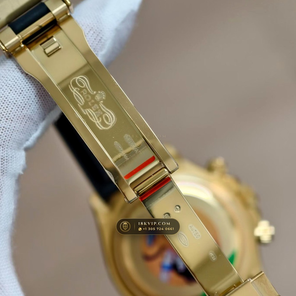 Rolex Cosmograph Daytona 18K Yellow Gold Ref. 126518 — Private Vault Edition — Studio Gallery Plate V in 18K Yellow Gold Au750 (160.7g Verified Mass, Rolex Manufacture Cal. 4131 - 72h Power Reserve)