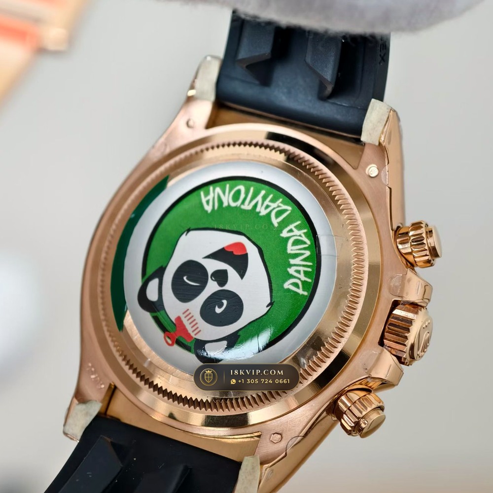 Rolex Cosmograph Daytona 18K Everose Gold Hand-Chamfered Bevel Spec Ref. 126515LN — Private Vault Edition — Studio Gallery Plate VIII in 18K Rose Gold Au750 (160.3g Verified Mass, Rolex Manufacture Cal. 4131 - 72h Power Reserve)