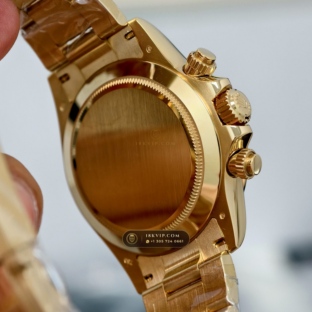 Rolex Cosmograph Daytona 18K Yellow Gold Deep Crystal Optics Ref. 116508 — Private Vault Edition — Studio Gallery Plate VI in 18K Yellow Gold Au750 (216.8g Verified Mass, Rolex Manufacture Cal. 4130 - 72h Power Reserve)