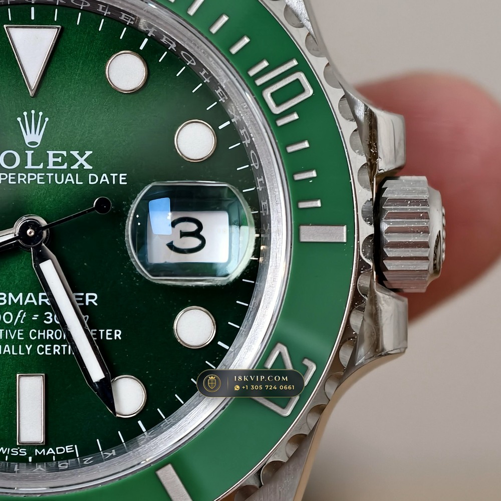 Rolex Submariner Date Hulk Sunburst Green Dial Ref. 116610LV — Private Vault Edition — Studio Gallery Plate VIII in 904L Stainless Steel Custom Architecture (156.7g Verified Mass, Rolex Manufacture Cal. 3135)