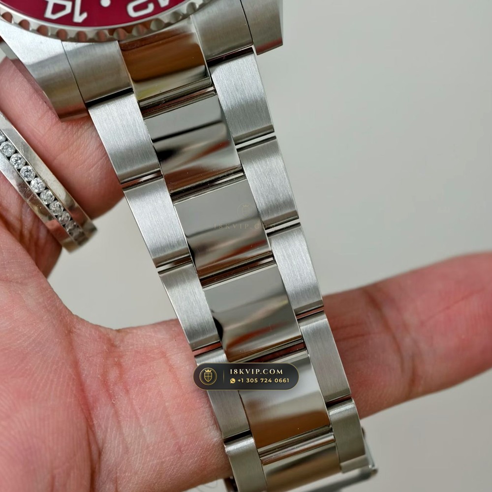 Rolex GMT-Master II Pepsi Red & Blue Cerachrom Geneva Atelier Spec Ref. 126710BLRO — Private Vault Edition — Studio Gallery Plate IV in 904L Stainless Steel Custom Architecture (143.8g Verified Mass, Rolex Manufacture Cal. 3285 - 70h Power Reserve)
