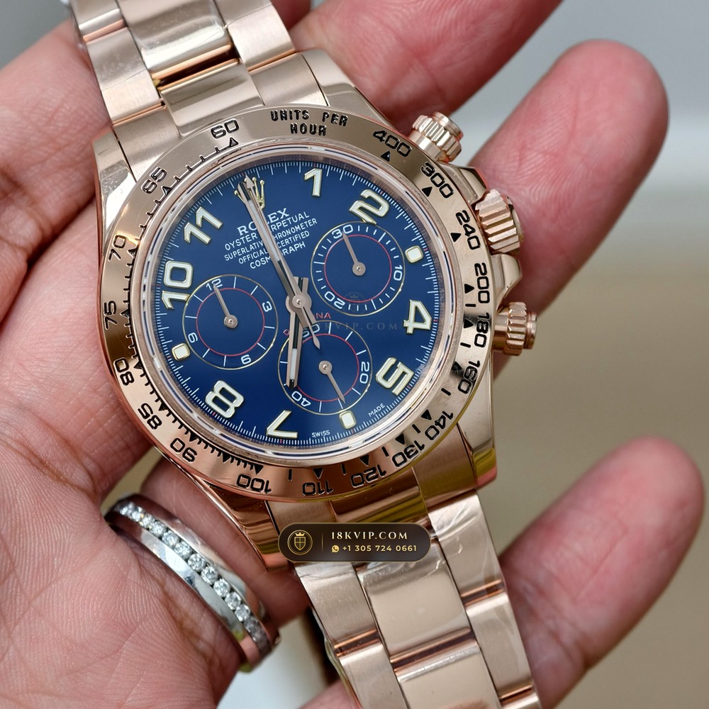 Rolex Cosmograph Daytona Racing Arabic Dial 18K Everose Gold Ref. 126505 — Private Vault Edition — Studio Gallery Plate II in 18K Rose Gold Au750 (216.9g Verified Mass, Rolex Manufacture Cal. 4131 - 72h Power Reserve)
