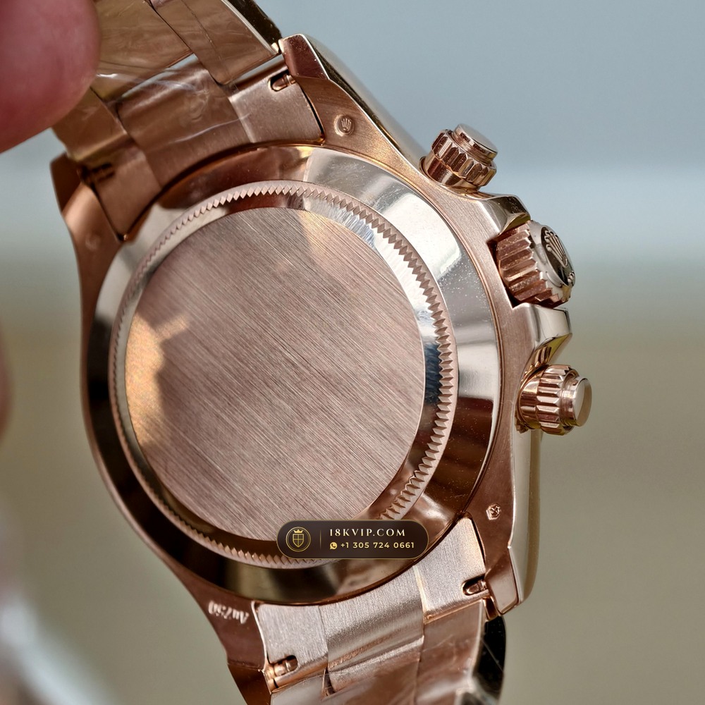 Rolex Cosmograph Daytona Racing Arabic Dial 18K Everose Gold Ref. 126505 — Private Vault Edition — Studio Gallery Plate VIII in 18K Rose Gold Au750 (216.9g Verified Mass, Rolex Manufacture Cal. 4131 - 72h Power Reserve)