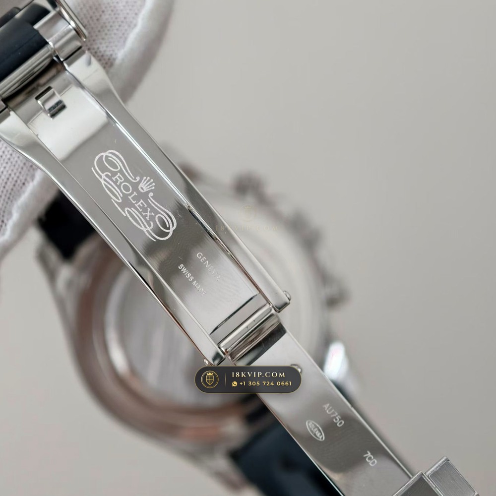 Rolex Cosmograph Daytona 18K White Gold Deep Crystal Optics 5-Axis CNC Case Ref. 116589TBR — Private Vault Edition — Studio Gallery Plate VII in 18K White Gold Au750 (160.2g Verified Mass, Rolex Manufacture Cal. 4130 - 72h Power Reserve)