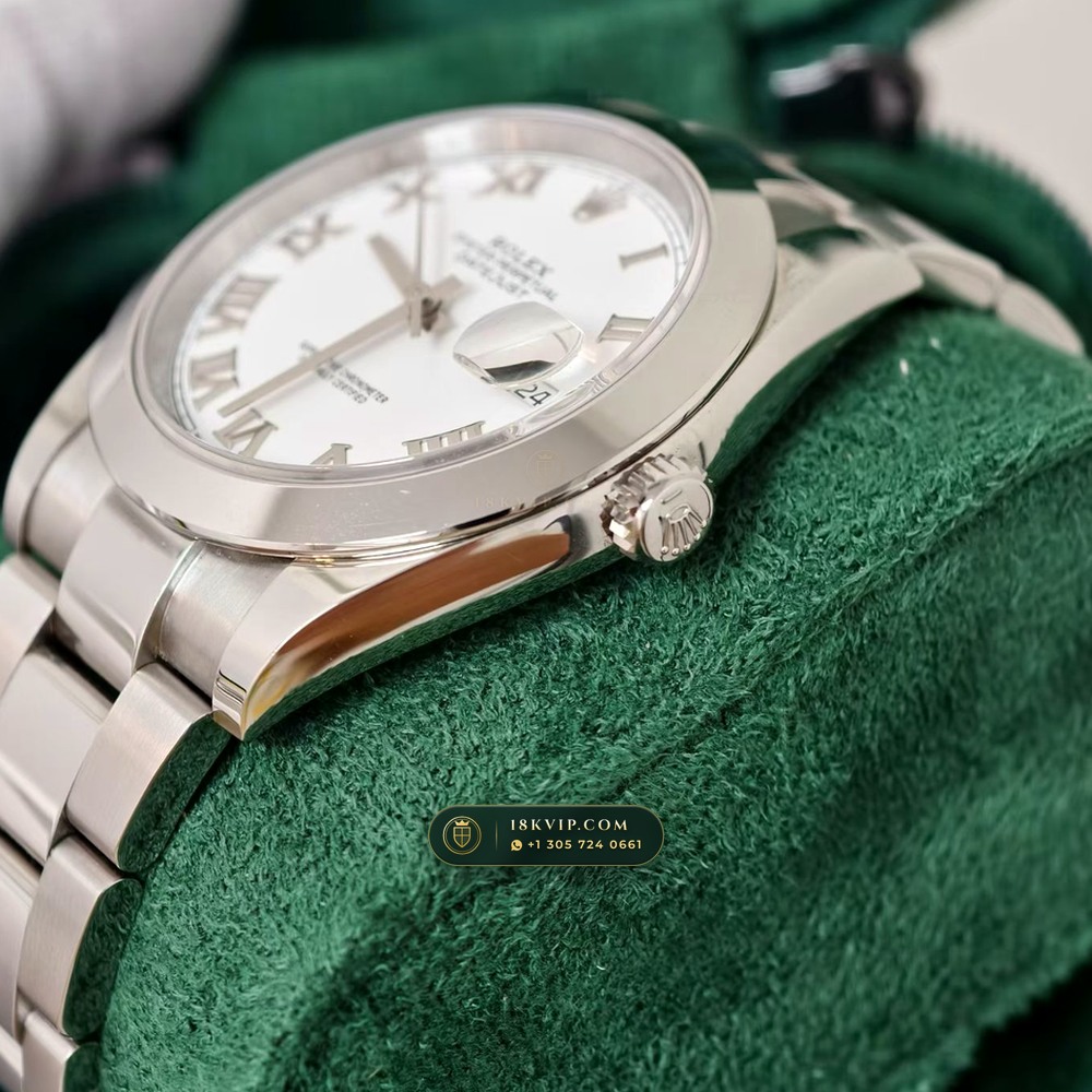 Rolex Datejust 41 Authentic OEM Dial Ref. 126300 — Private Vault Edition — Studio Gallery Plate IV in 904L Stainless Steel Custom Architecture (136.4g Verified Mass, Rolex Manufacture Cal. 3235 - 70h Power Reserve)