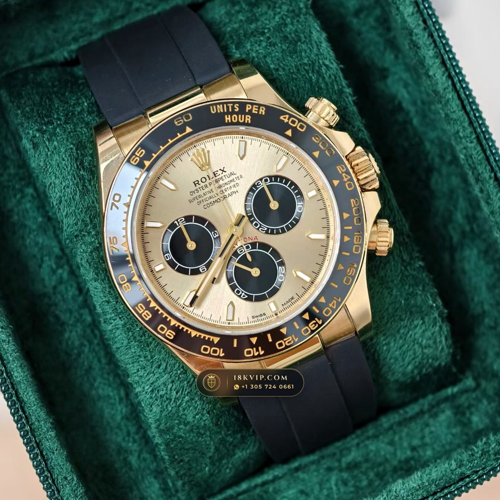 Rolex Cosmograph Daytona 18K Yellow Gold 5-Axis CNC Case Ref. 126518LN — Private Vault Edition — Studio Gallery Plate II in 18K Yellow Gold Au750 (160.3g Verified Mass, Rolex Manufacture Cal. 4131 - 72h Power Reserve)