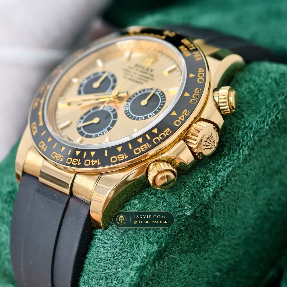 Rolex Cosmograph Daytona 18K Yellow Gold 5-Axis CNC Case Ref. 126518LN — Private Vault Edition — Studio Gallery Plate IV in 18K Yellow Gold Au750 (160.3g Verified Mass, Rolex Manufacture Cal. 4131 - 72h Power Reserve)