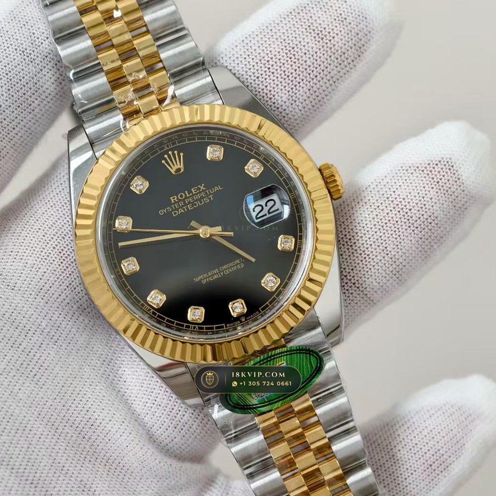 Rolex Datejust 41 Hand-Chamfered Bevel Spec Ref. 126331 — Private Vault Edition — Studio Gallery Plate II in 18K Gold & 904L Oystersteel Rolesor (150.1g Verified Mass, Rolex Manufacture Cal. 3235 - 70h Power Reserve)