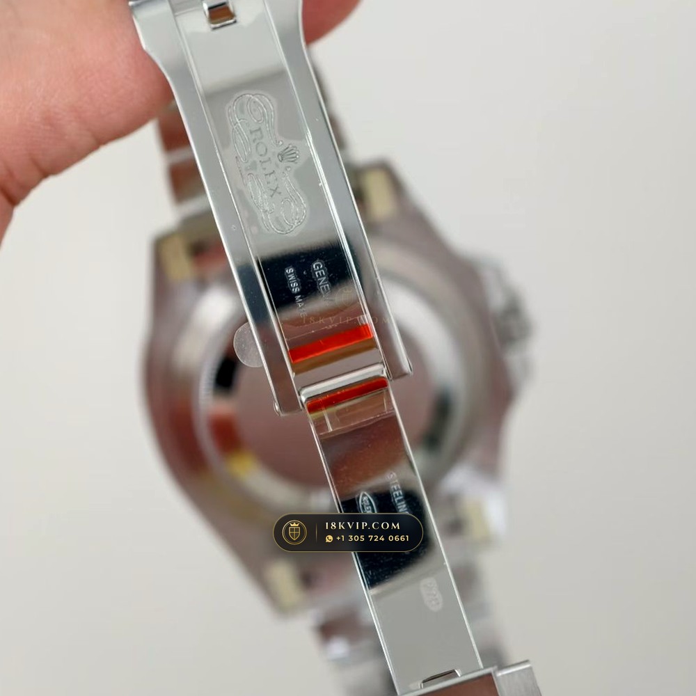 Rolex GMT-Master II Pepsi Red & Blue Cerachrom Deep Crystal Optics Ref. 126710BLRO — Private Vault Edition — Studio Gallery Plate VI in 904L Stainless Steel Custom Architecture (143.3g Verified Mass, Rolex Manufacture Cal. 3285 - 70h Power Reserve)