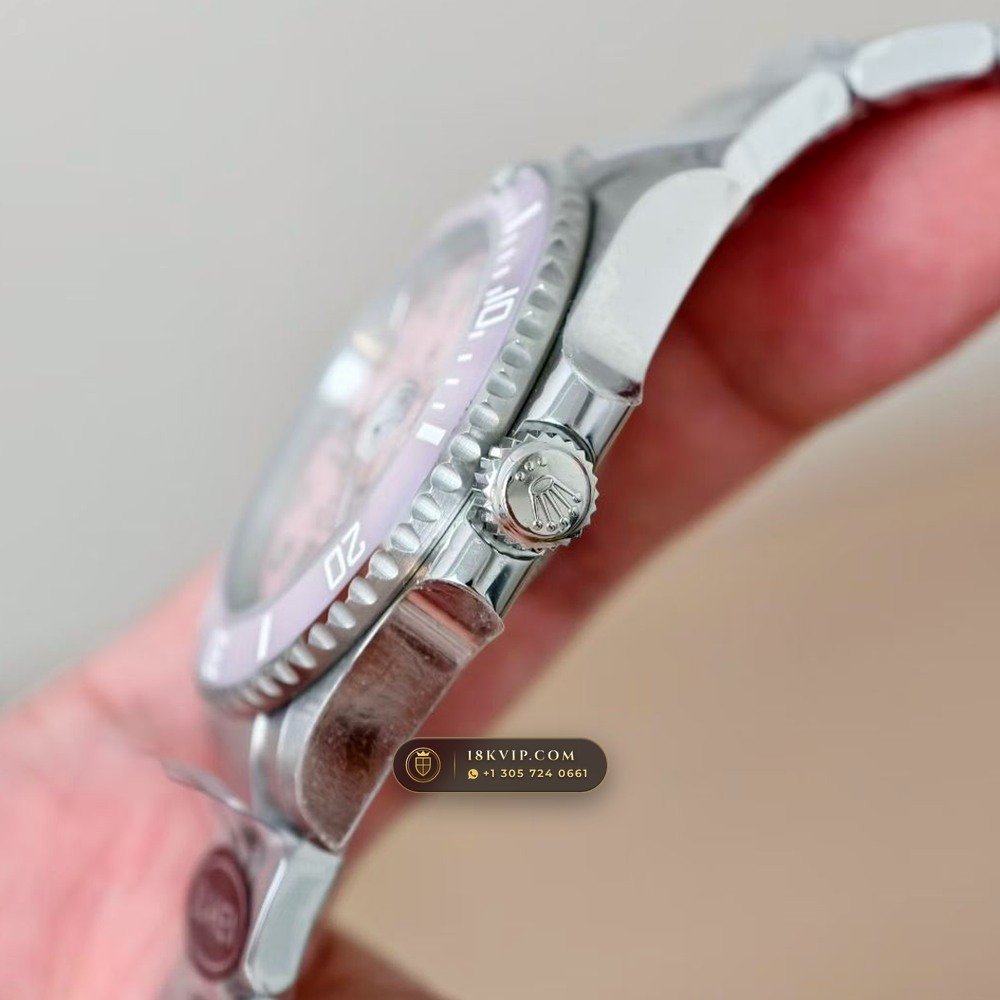 Rolex Submariner Date Blaken Custom Pink Dial Edition Ref. 126610LN — Private Vault Edition — Studio Gallery Plate V in 904L Stainless Steel Custom Architecture (156.2g Verified Mass, Rolex Manufacture Cal. 3235 - 70h Power Reserve)