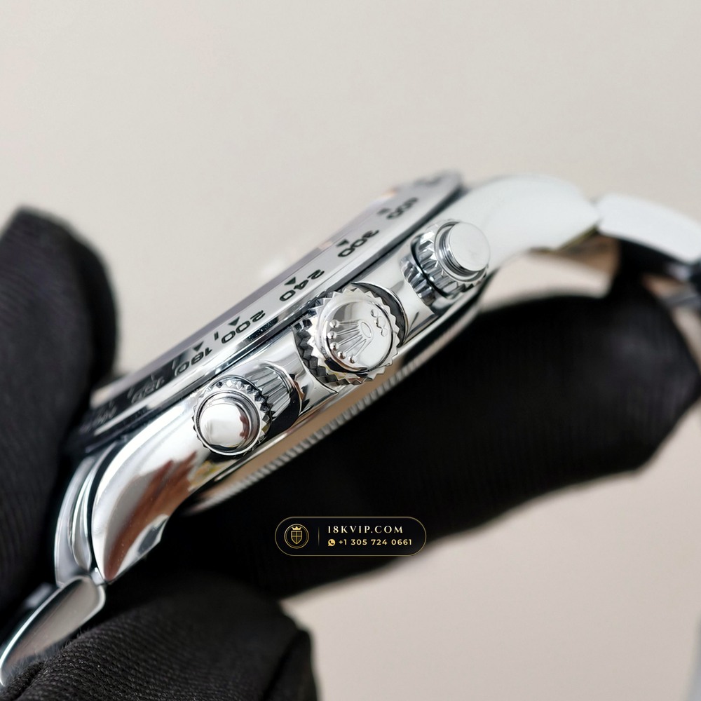 Rolex Cosmograph Daytona 18K White Gold Ref. 116509ZER — Private Vault Edition — Studio Gallery Plate V in 18K White Gold Au750 (216.9g Verified Mass, Rolex Manufacture Cal. 4130 - 72h Power Reserve)