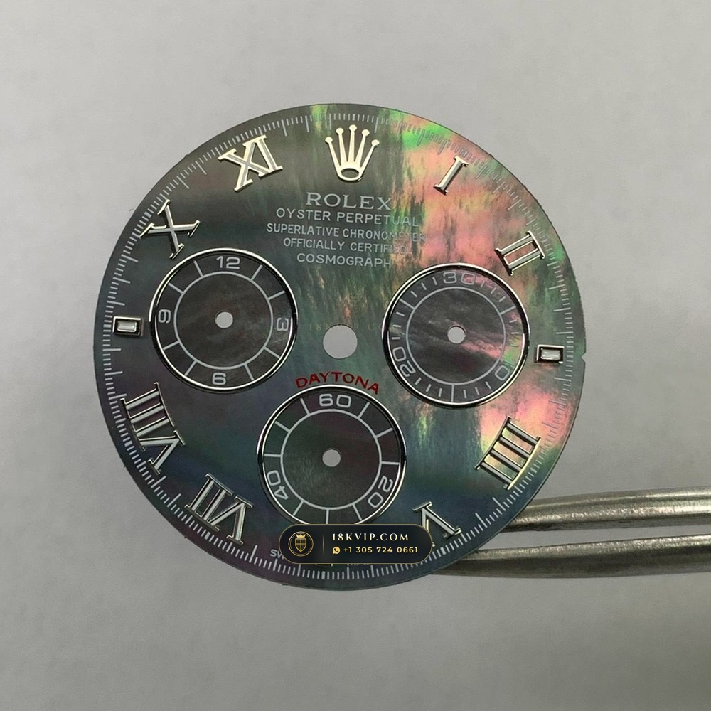 Rolex Cosmograph Daytona Tahitian Mother-of-Pearl Dial 18K White Gold Geneva Atelier Spec Ref. 126509 — Private Vault Edition — Studio Gallery Plate II in 18K White Gold Au750 (216.3g Verified Mass, Rolex Manufacture Cal. 4131 - 72h Power Reserve)