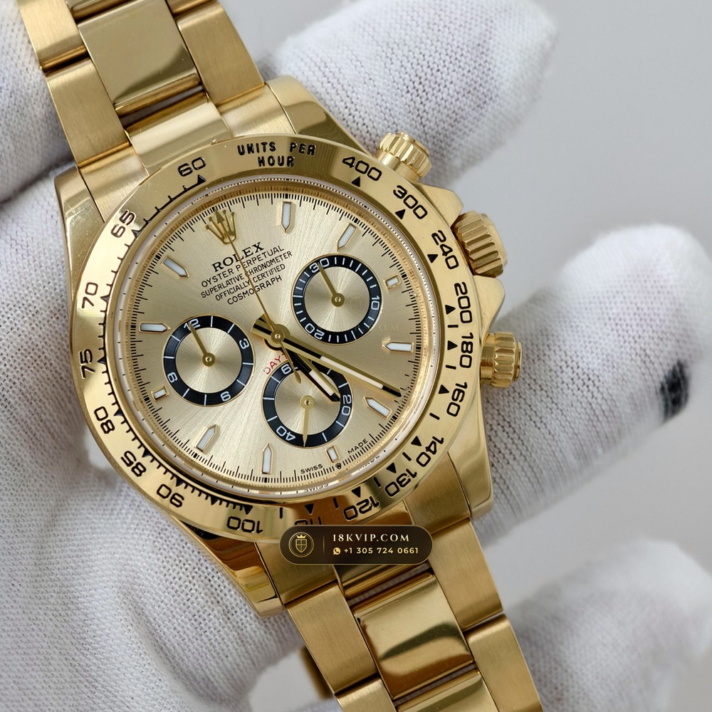 Rolex Cosmograph Daytona 18K Yellow Gold Geneva Atelier Spec Ref. 126508 — Private Vault Edition — Studio Gallery Plate II in 18K Yellow Gold Au750 (220.0g Verified Mass, Rolex Manufacture Cal. 4131 - 72h Power Reserve)