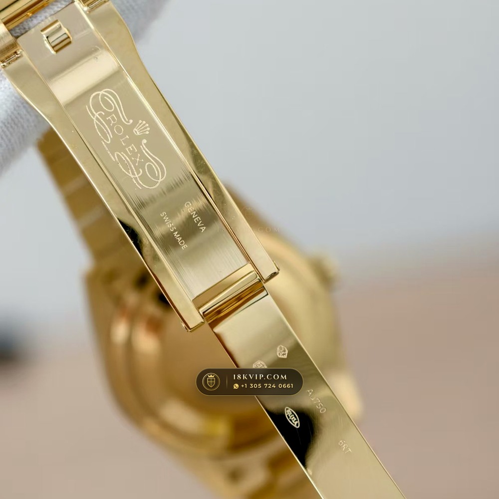 Rolex Day-Date 36 18K Yellow Gold Ref. 128238 — Private Vault Edition — Studio Gallery Plate VI in 18K Yellow Gold Au750 (183.3g Verified Mass, Rolex Manufacture Cal. 3255 - 70h Power Reserve)
